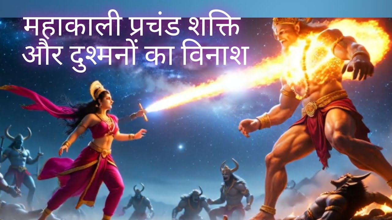 महाकाली प्रचंड शक्ति और दुश्मनों का विनाशमहाकालीप्रचंड शक्ति का अवतार अधर्म के विनाश और धर्म की विजय