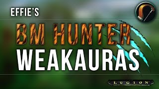Effie's Beast Mastery Hunter WeakAuras / ElvUI for Wow Legion Patch 7.1.5 Effie's Beast Mastery Hunter WeakAuras / ElvUI for Wow Legion Patch 7.1.5