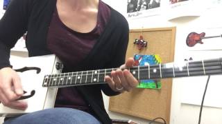 Honky Tonk Women by The Rolling Stones cigar box guitar cover