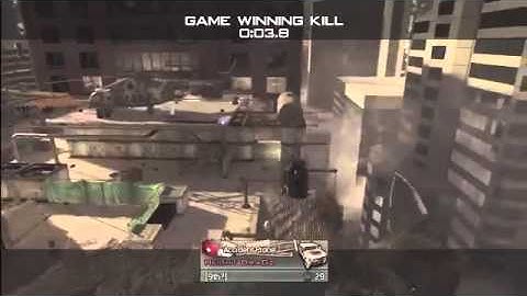 How To End A FFA Match in MW2!