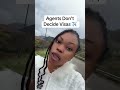 Agents do not decide visa✈️ #moveabroad #fypシ #visatips #shorts