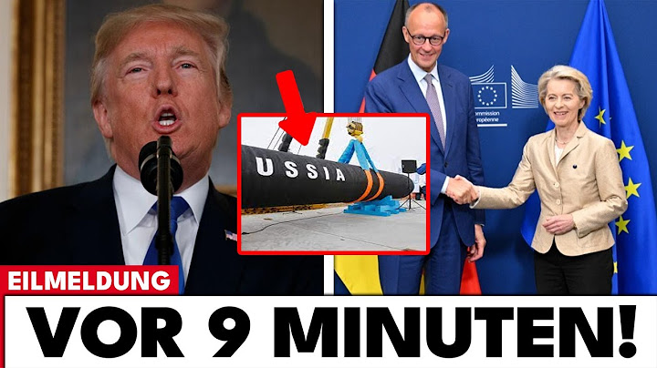 Trump erklärt Wiedereröffnung von Nord Stream – EU-Sanktionsplan gegen Russland bricht zusammen!