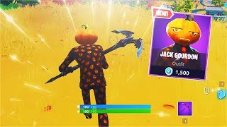 New Jack Gourdon Skin Pumpkin Head Skin Fortnite
