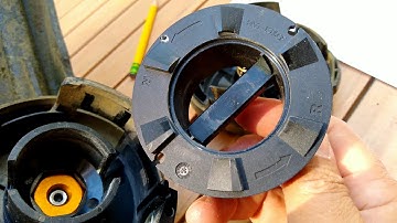 Echo speed-feed trimmer (weed eater) head not feeding, my dumb mistake (so mad)