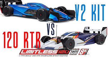 Arrma Limitless 120 | 110MPH Top Speed vs V2 Crash