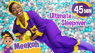 new learn bed time routines at meekahs ultimate sleepover ball pit party