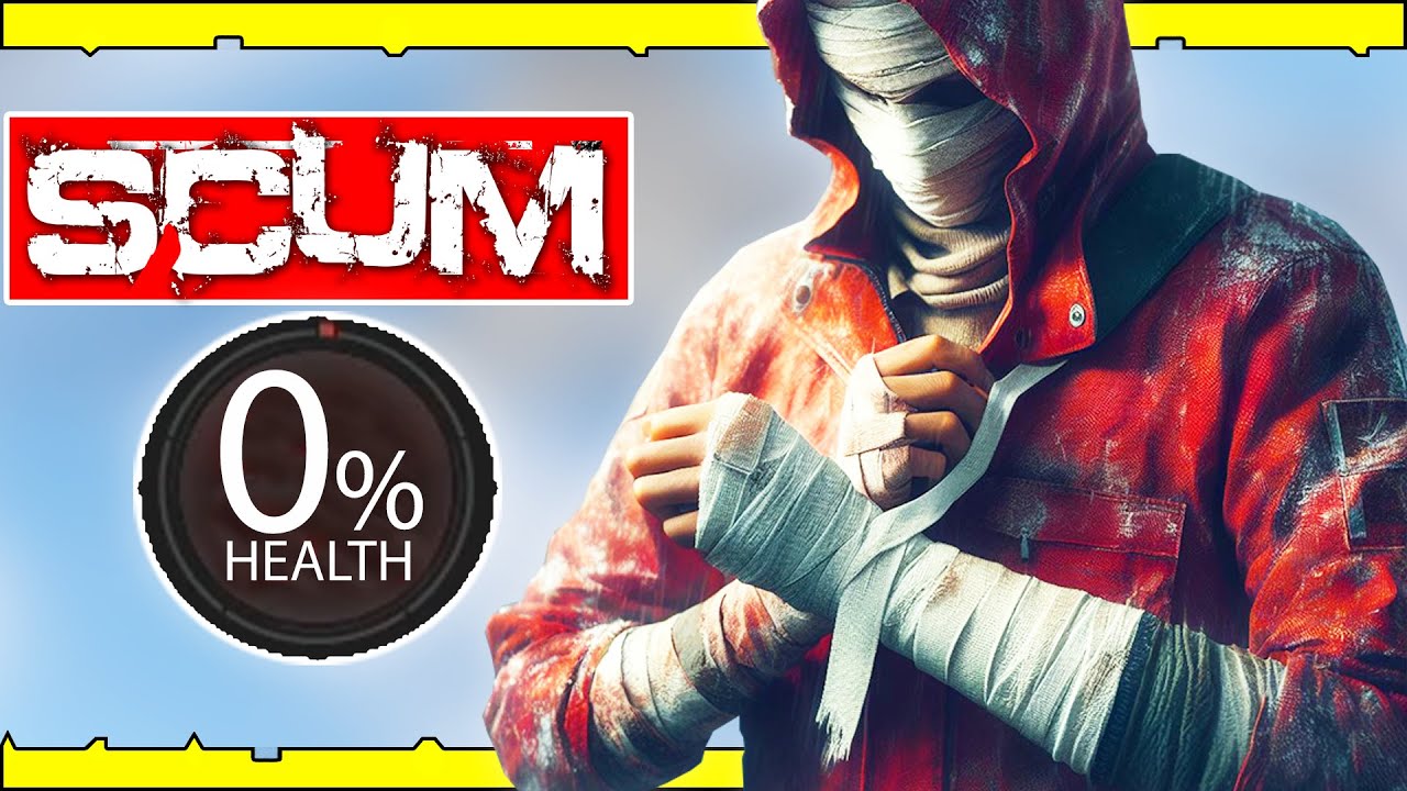 I Survived With ZERO HEALTH - SCUM Update 0.9v