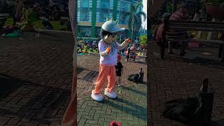 Badut lucu joget satu satu sayang ibu