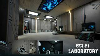 Stunning Sci-Fi Laboratory - Modular Futuristic Research Lab | Unreal Engine 5 Cinematic
