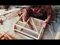 A skilled Man making a small cage for parrots    Like Amazing
