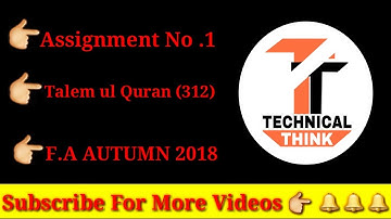 312 Aiou Assignment no 1.code 312  Autumn 2018