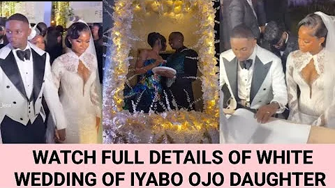 VIDEO OF IYABO OJO DAUGHTER WHITE WEDDING 💍💍💍 E SHÔCKED 😳😲