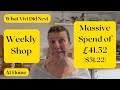 At home weekly shop massive spend of 4152 5122