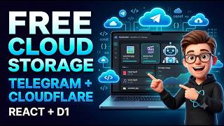 Build Your Own Cloud Storage with Telegram 🔥 | React + Cloudflare Workers (Free Source Code)