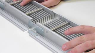 Assembling Butt Joints on a Linear Bar Grille