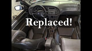 Saab 9-3 Dash Panel & Temp Sensor Code P0116 Repair - Part 4