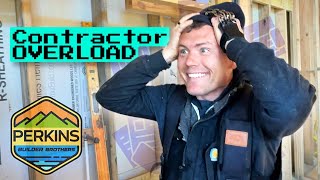 Construction of a MEGA sized Modern Home PT 84 | Losing it!!