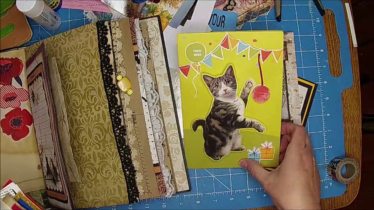 Junk Journal with Me / Craft and chat - YouTube