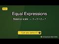 How fast can you answer? ⚡ Equal Expressions Challenge!