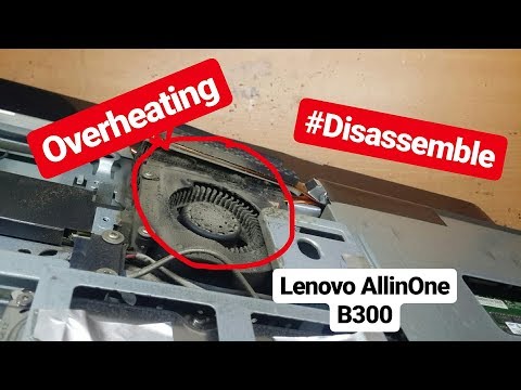 Disassembly lenovo all in one b300 over heating | bongkar pc all in one lenovo b300