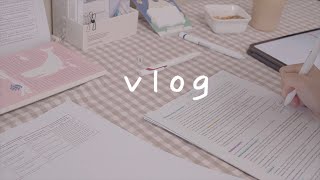 vlog | 공부하고 계획표쓰고 요리하고 고양이랑 놀아요