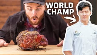 The World Food Champ Taught Me How To Cook Prime Rib | Not a Chef
