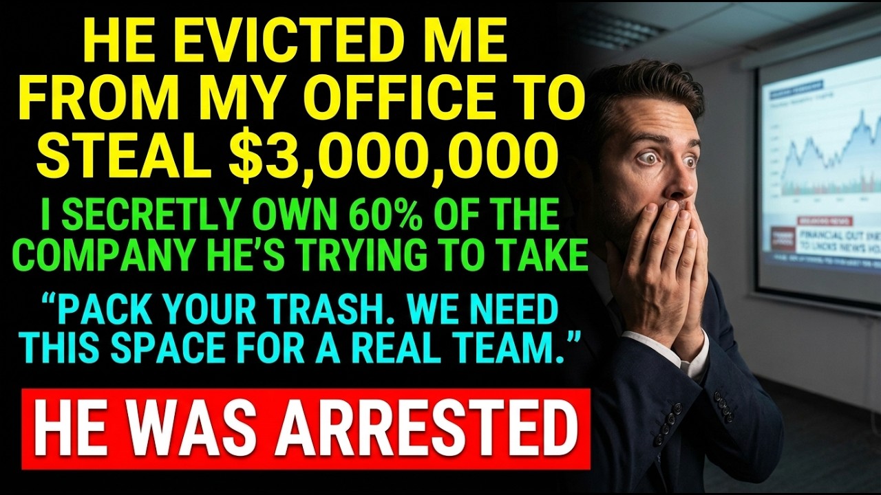 He Poured Wine On Me & FIRED Me, But I AM THE MAJORITY OWNER — INSTANT KARMA