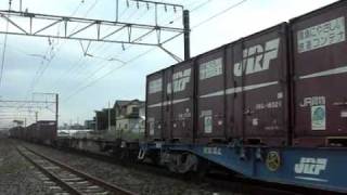 3075レピカピカのEF66-30 東田子の浦駅通過