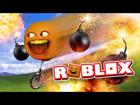 Unicycle Down a Hill with BOMBS! (Roblox)