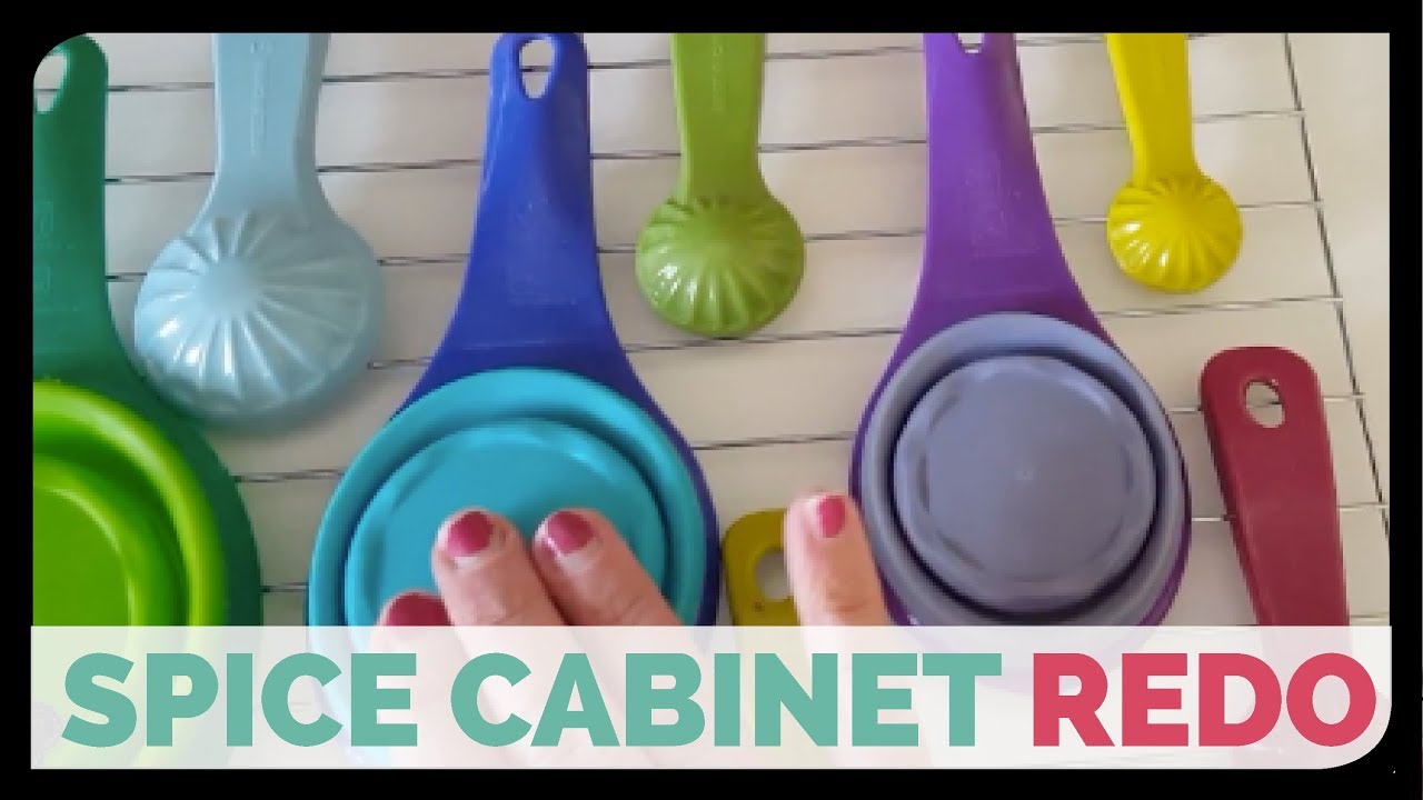 Easy Spice Cabinet Rework - YouTube