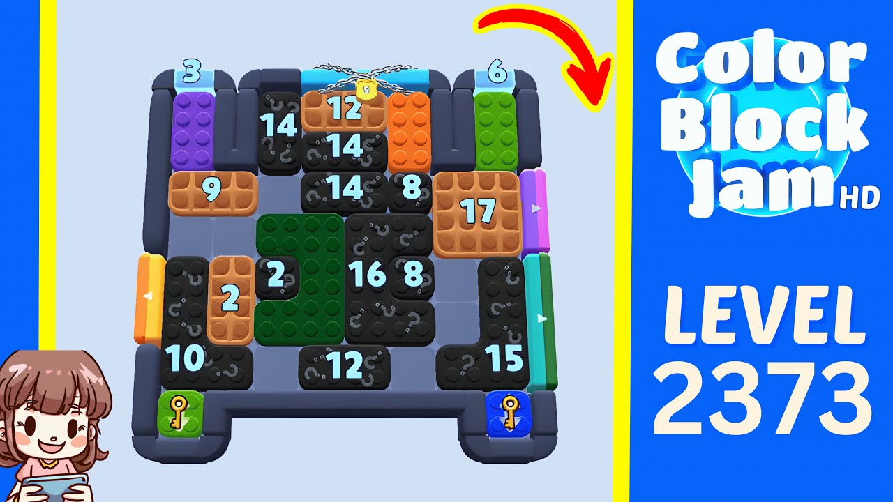 Color Block Jam Level 1463 (2373) Solution Walkthrough - YouTube