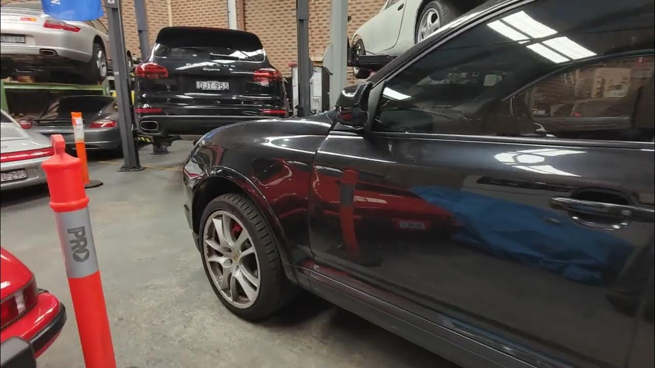 Porsche Cayenne turbo A.G Level suspension calibration YouTube