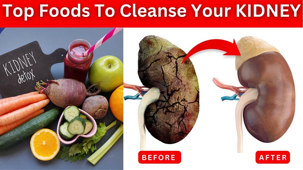 Top 10 Foods to DETOX YOUR KIDNEY Naturally - YouTube