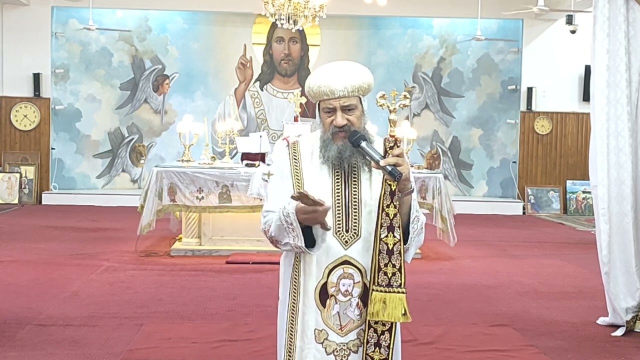التأمل في انجيل معلمنا يوحنا ١٤ قداس أحد الطريق من الخمسين المقدسة الانبا بموا أسقف السويس