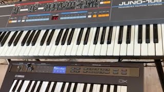 Roland Juno 106 Chorus + HPF input mod demo