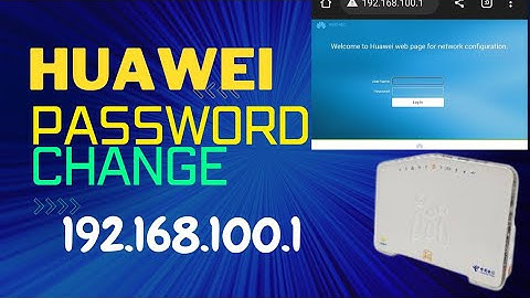 FTTH Huawei ONU Change Wi-fi password in mobile