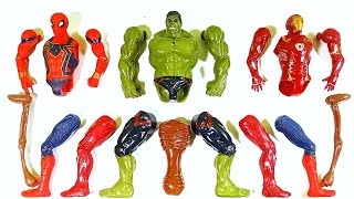 Assemble Toys ~ Spider-Man, IronMan, Hulk Smash Vs Sirenhead ~ Avengers Superhero Toys