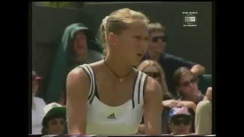 Anna Kournikova vs María Alejandra Vento - Wimbledon 1999 2R Highlights