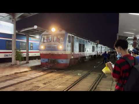 Video [47] Hai đoàn tàu khách lần lượt vào ga Nha Trang... - youtube