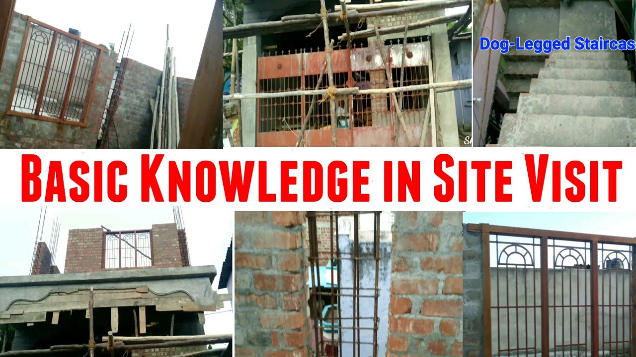 Site Visit | Civil Engineering | live construction | House construction ...
