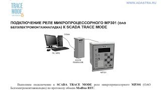 Подключение Реле Мр301 К Scada Trace Mode