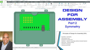 Creo Parametric - Design for Assembly (Part 2) - Symmetry and Asymmetry