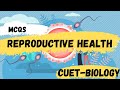 reproductive health questions for cuet || reproductive health || reproductive health MCQs || CUET