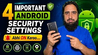 4 Important Android Security Settings 🔐Abhi ON Karo! 🚨📱