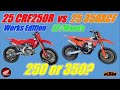 2025 Honda CRF250R Works Edition vs 2025 KTM 350XCF Back to Back GP/Woods Loop
