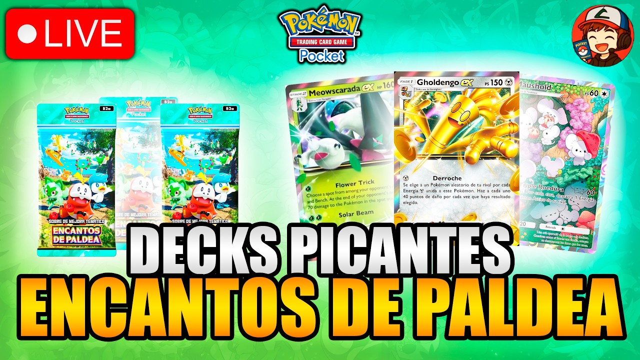 PROBANDO DECKS PICANTES |🔥ENCANTOS DE PALDEA NUEVAS CARTAS🔥 en Pokémon TCG Pocket