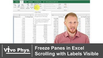 Freeze Panes in Excel – Keep Labels Visible While Scrolling