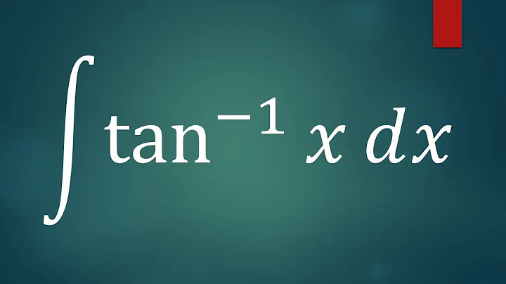 Integral of tan-1x dx | Integration by parts | calc solutions