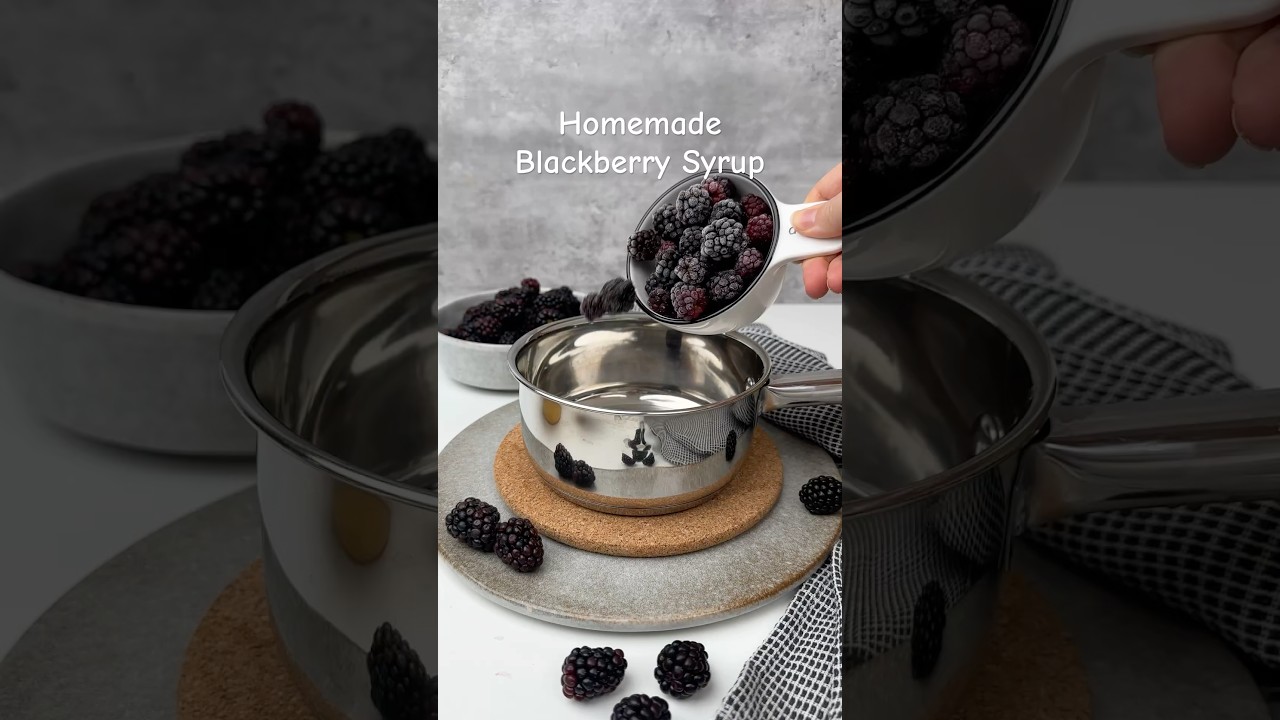 Homemade Blackberry Syrup