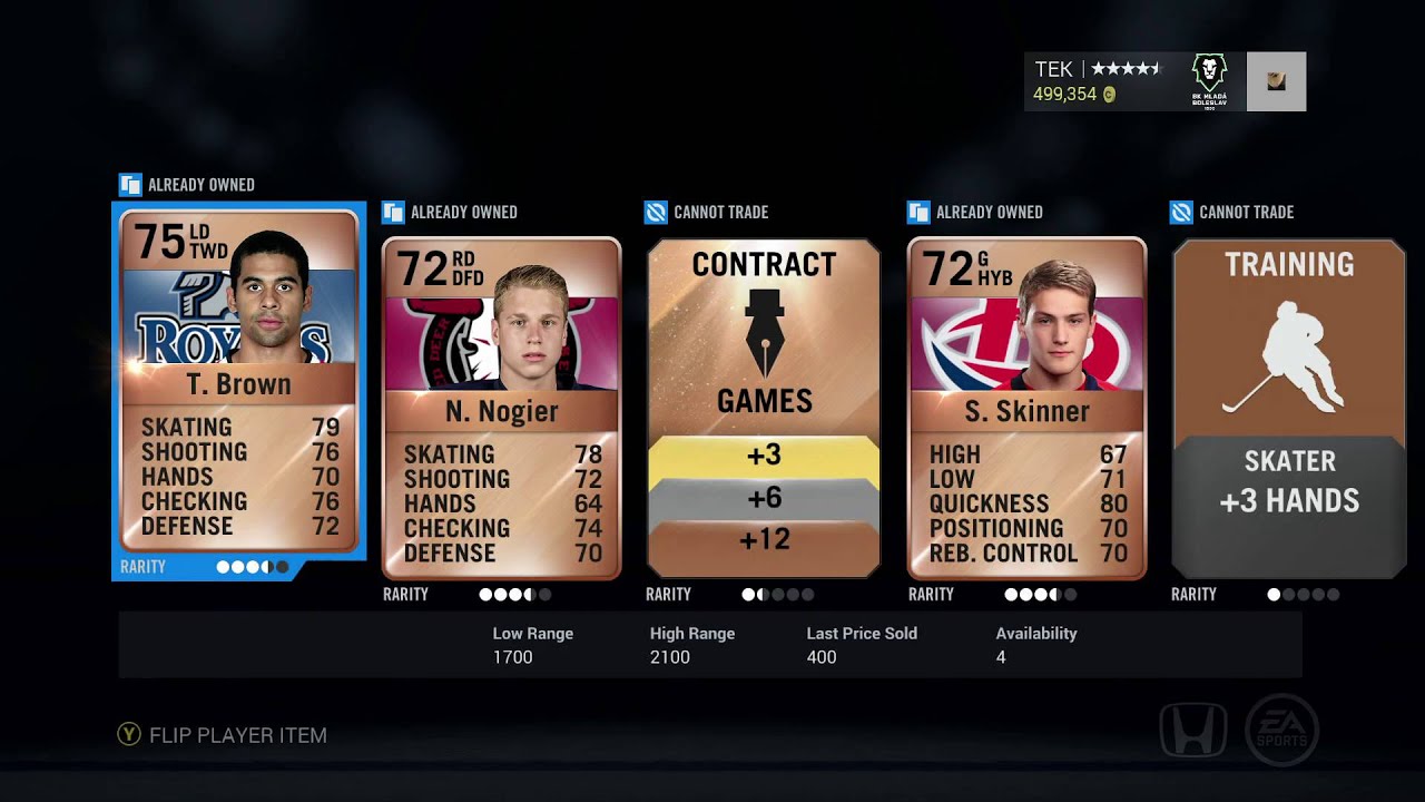 NHL 16: Bronze Collection Packs " Gold Players?!"